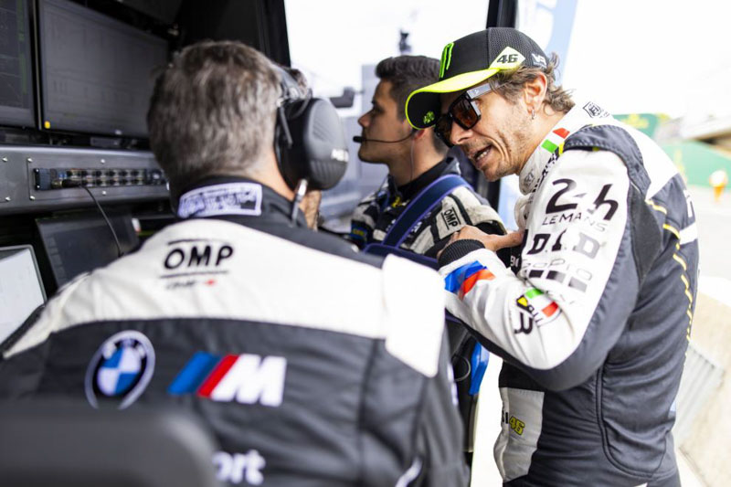 Valentino Rossi alla 24 Ore di Le Mans