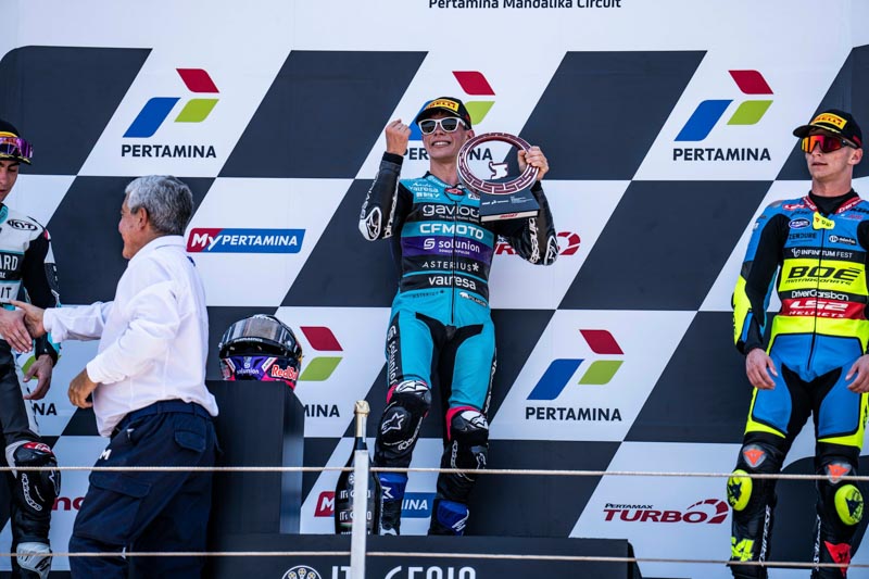 David Alonso il giovane pilota colombiano vince il campionato di Moto3