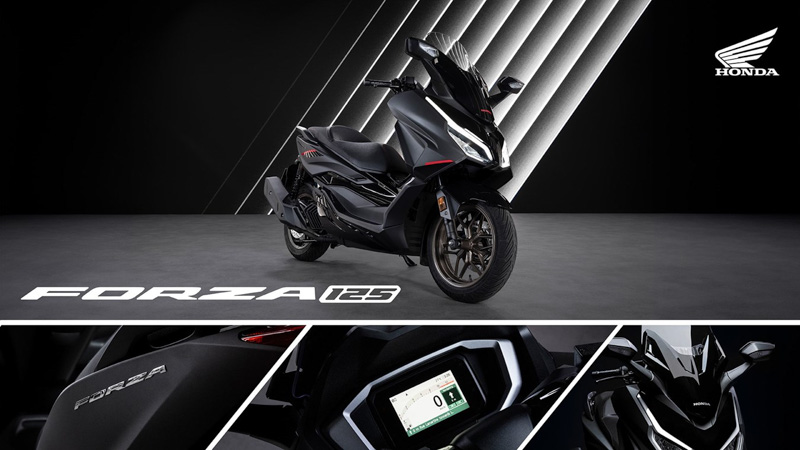 I nuovi scooter Forza Honda punta su stile, comfort per il restyling