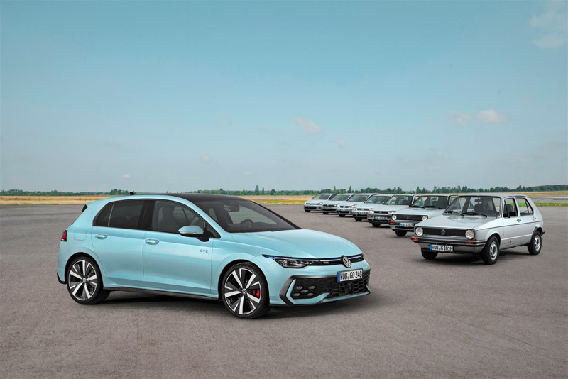 Volkswagen Golf 50 anni di storia