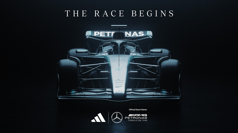adidas in Formula 1 partnership con il Mercedes-AMG PETRONAS F1 Team