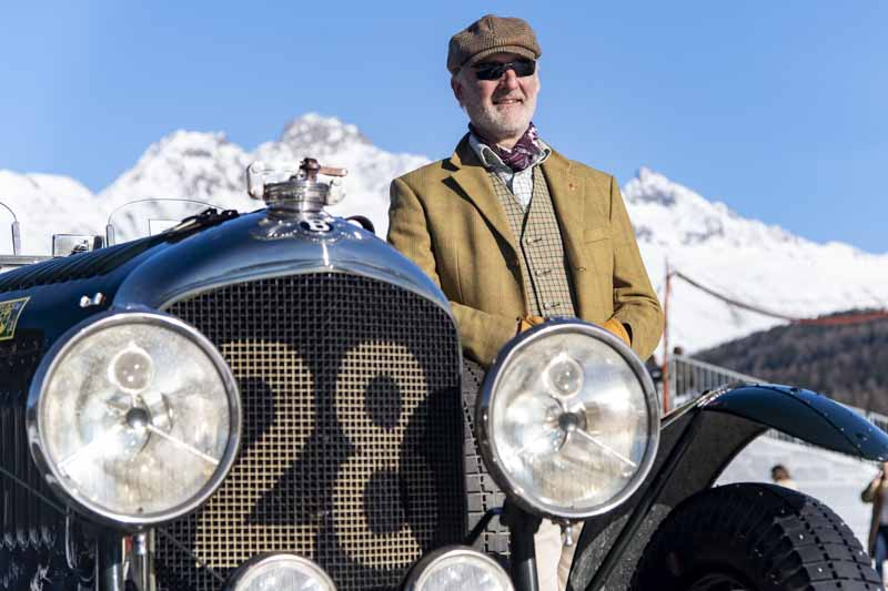Il viaggio di Ryck e la sua Bentley 4½ Litre dal centro dell'Inghilterra a The ICE St. Moritz