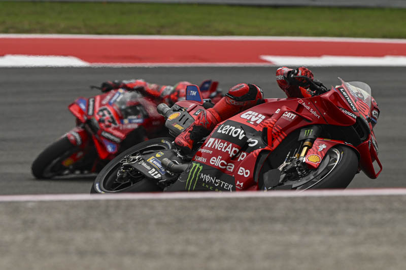 Bagnaia vince ad Austin trionfo Ducati al GP delle Americhe
