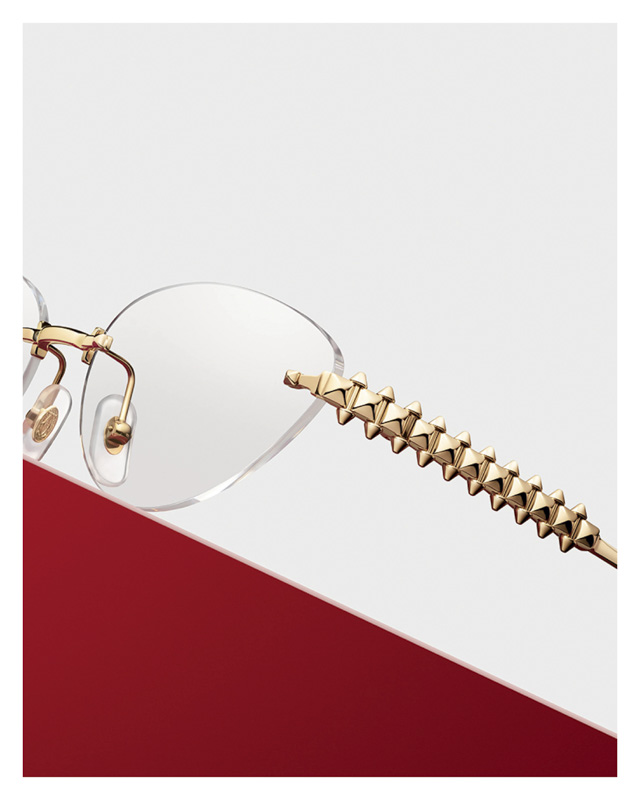 Clash de Cartier eleganza ribelle in forma di occhiale