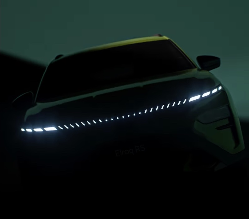 Škoda Elroq RS il primo teaser alla Milano Design Week