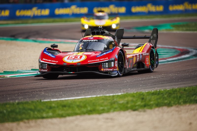 6 ore wec di Imola trionfo della Ferrari #51