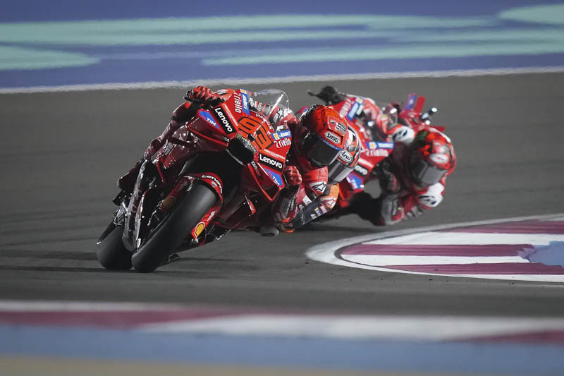 Gara MotoGP Qatar Marquez trionfa a Lusail, podio tutto Ducati