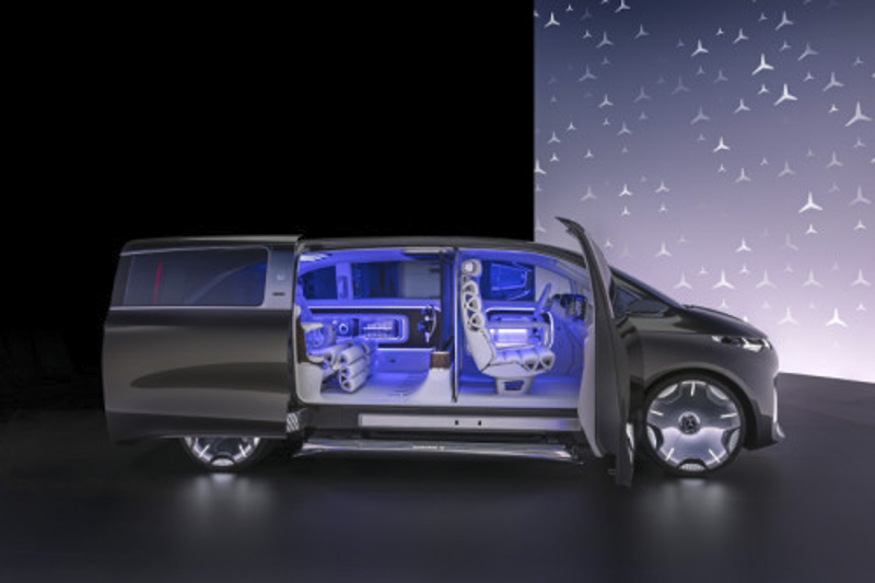 Mercedes Vision V il van del futuro secondo la stella di Stoccarda
