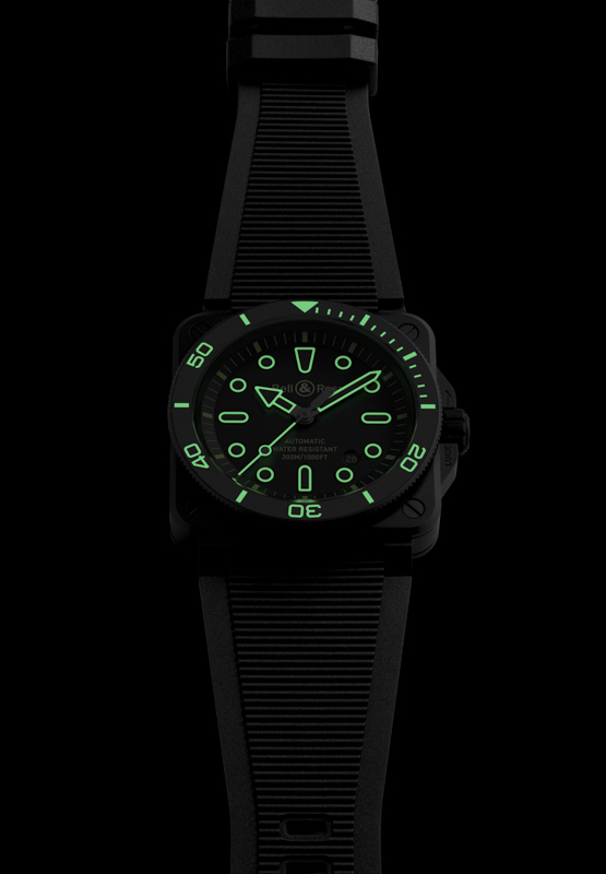 Bell & Ross BR 03 Diver Lum Outline dove luce e profondità si incontrano