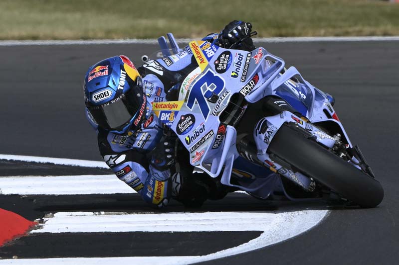 Fabio Quartararo durante le qualifiche MotoGP a Silverstone