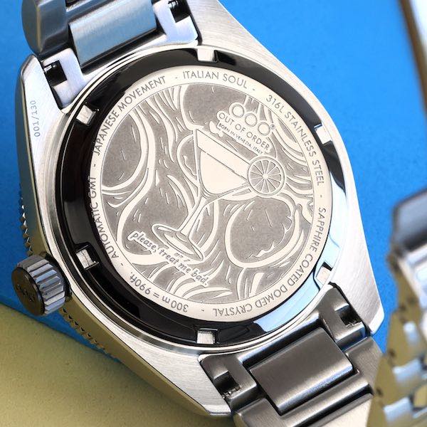 Out of Order nasce lo Shaker “Angelo Azzurro” orologio tributo alla mixology italiana