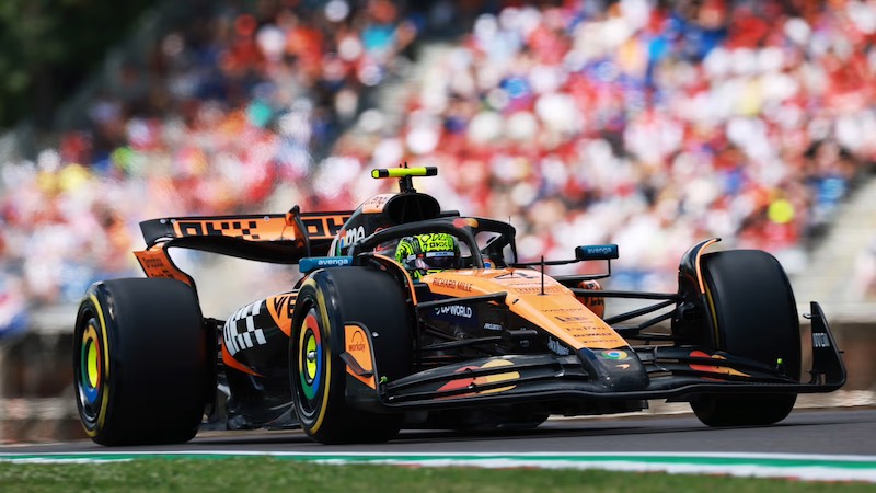 F1 GP Imola vittoria di Verstappen doppio podio McLaren e Ferrari in affanno