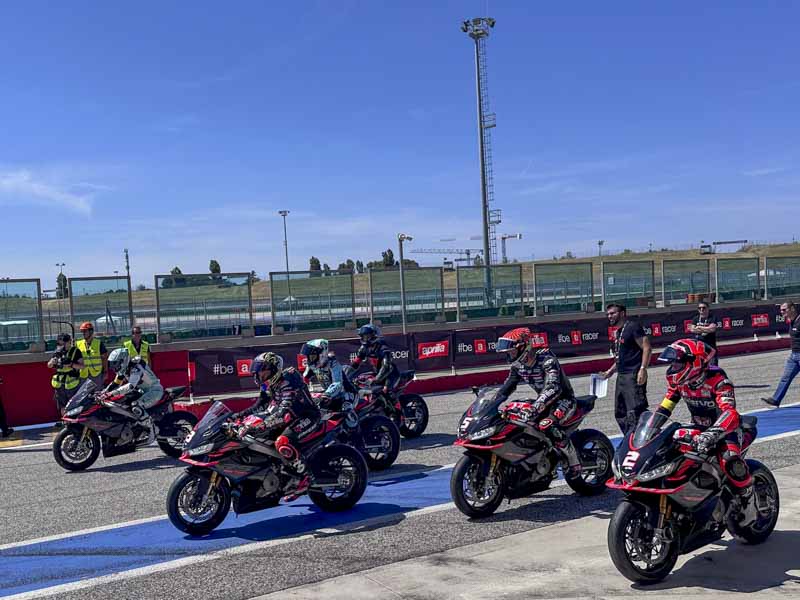 Aprilia All Stars una festa tra emozioni e leggende a Misano