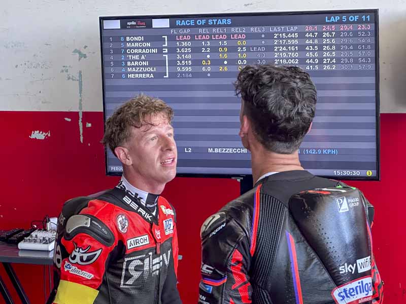 Aprilia All Stars una festa tra emozioni e leggende a Misano