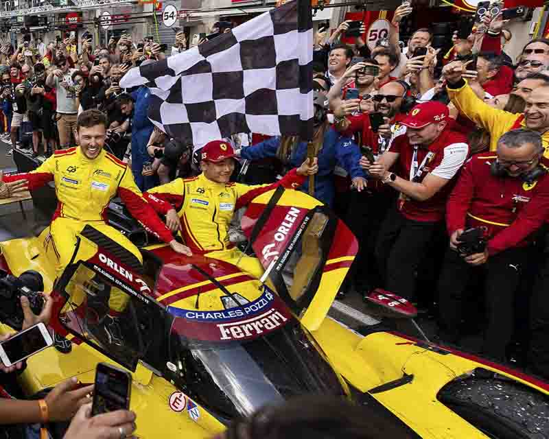 Ferrari trionfa alla 24 Ore di Le Mans 2025 un successo firmato AF Corse