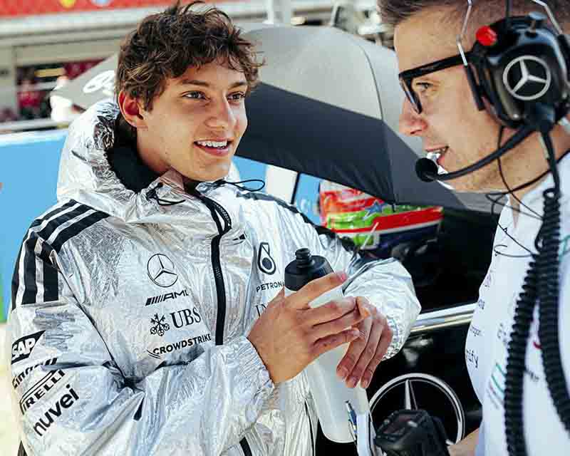 Kimi Antonelli, sfortuna a Barcellona un weekend da leader nonostante il ritiro