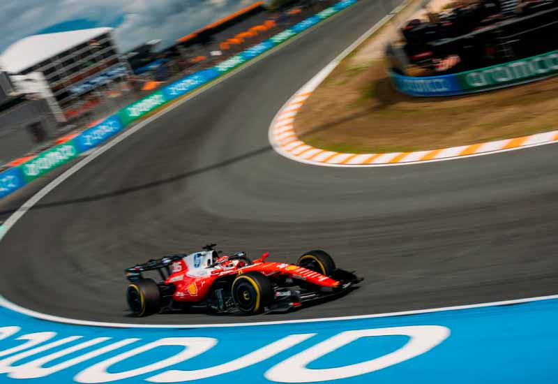 George Russell vince la Sprint Race del GP d’Olanda: Leclerc secondo, Antonelli quarto